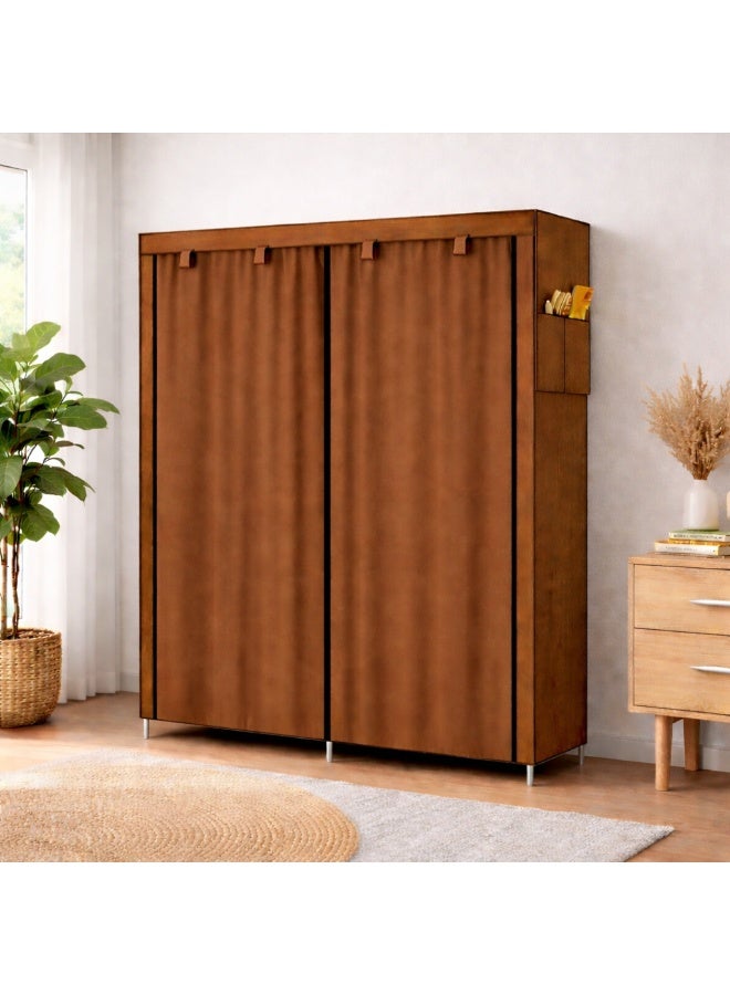 O2. Brown Multi-Functional 10 Layers Shoe Cabinet – Nail-Free Assembly, Strong Load-Bearing up to 40kg, Durable and Stylish 113×30×158 cm - Image 5